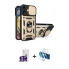 MARSİLYAN™- iPhone 16 Kılıf Ahenk Klasik - Siyah 3D Antistatik Seramik Nano Ekran Koruyucu + Bilvis Titan Kamera Lens - YL