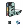 MARSİLYAN™- iPhone 16 Kılıf Ahenk Klasik - Siyah 3D Antistatik Seramik Nano Ekran Koruyucu + PVD Metal Kamera Lens - YL