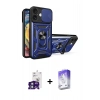 MARSİLYAN™- iPhone 16 Kılıf Ahenk Klasik - Siyah Bilvis 5in1 3D Magic Cam Ekran Koruyucu + Bilvis Titan Kamera Lens - YL