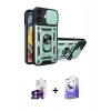 MARSİLYAN™- iPhone 16 Kılıf Ahenk Klasik - Siyah Bilvis 5in1 5D Magic Hayalet Cam Ekran Koruyucu + Bilvis Titan Kamera Lens - YL