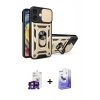 MARSİLYAN™- iPhone 16 Kılıf Ahenk Klasik - Siyah Bilvis 5in1 5D Magic Hayalet Cam Ekran Koruyucu + Bilvis Titan Kamera Lens - YL