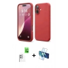 MARSİLYAN™- iPhone 16 Kılıf Ahenk Serisi - Siyah 3D Antistatik Seramik Nano Ekran Koruyucu + Raze Metal Kamera Lens - BZ