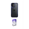 MARSİLYAN™- iPhone 16 Kılıf Akış Çizgi Koleksiyonu - Siyah Bilvis 5in1 3D Magic Cam Ekran Koruyucu