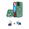 MARSİLYAN™- iPhone 16 Kılıf Akış Form - Siyah 3D Antistatik Seramik Nano Ekran Koruyucu + Bilvis Titan Kamera Lens - YL