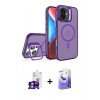 MARSİLYAN™- iPhone 16 Kılıf Akış Form - Siyah Bilvis 5in1 5D Magic Hayalet Cam Ekran Koruyucu + Bilvis Titan Kamera Lens - GS