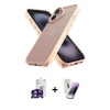MARSİLYAN™- iPhone 16 Kılıf Atlas Form - Şeffaf Pasifik Cam Ekran Koruyucu + Bilvis Titan Kamera Lens - YL