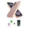 MARSİLYAN™- iPhone 16 Kılıf Atlas Form - Siyah 360 Mat Full Body Arka Koruyucu + Raze Metal Kamera Lens - PE