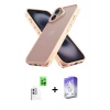 MARSİLYAN™- iPhone 16 Kılıf Atlas Form - Siyah Bilvis 5in1 3D Magic Cam Ekran Koruyucu + Raze Metal Kamera Lens - BZ