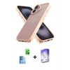 MARSİLYAN™- iPhone 16 Kılıf Atlas Form - Siyah Bilvis 5in1 3D Magic Cam Ekran Koruyucu + Raze Metal Kamera Lens - LT