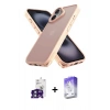 MARSİLYAN™- iPhone 16 Kılıf Atlas Form - Siyah Bilvis 5in1 3D Magic Cam Ekran Koruyucu + Bilvis Titan Kamera Lens - YL