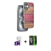 MARSİLYAN™- iPhone 16 Kılıf Atlas Minimal Özel Seri - Şeffaf 360 Full Body Arka Koruyucu + Bilvis Titan Kamera Lens - GS