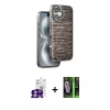 MARSİLYAN™- iPhone 16 Kılıf Atlas Minimal Özel Seri - Şeffaf 360 Full Body Arka Koruyucu + Bilvis Titan Kamera Lens - GS