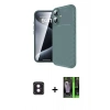 MARSİLYAN™- iPhone 16 Kılıf Eksen Form Prime - Şeffaf 360 Full Body Arka Koruyucu + PVD Metal Kamera Lens - PE