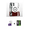 MARSİLYAN™- iPhone 16 Kılıf İz Asil Prime - Şeffaf 360 Full Body Arka Koruyucu + Bilvis Titan Kamera Lens - GS