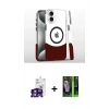 MARSİLYAN™- iPhone 16 Kılıf İz Asil Prime - Şeffaf 360 Full Body Arka Koruyucu + Bilvis Titan Kamera Lens - YL