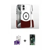 MARSİLYAN™- iPhone 16 Kılıf İz Asil Prime - Siyah 360 Mat Full Body Arka Koruyucu + Bilvis Titan Kamera Lens - GS