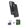 MARSİLYAN™- iPhone 16 Kılıf İz Işık Koleksiyonu - Şeffaf 360 Full Body Arka Koruyucu + Bilvis Titan Kamera Lens - PE