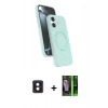 MARSİLYAN™- iPhone 16 Kılıf İz Işık Koleksiyonu - Şeffaf 360 Full Body Arka Koruyucu + PVD Metal Kamera Lens - PE