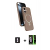 MARSİLYAN™- iPhone 16 Kılıf İz Işık Koleksiyonu - Şeffaf 360 Full Body Arka Koruyucu + PVD Metal Kamera Lens - PE