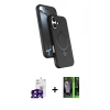 MARSİLYAN™- iPhone 16 Kılıf İz Işık Koleksiyonu - Şeffaf 360 Full Body Arka Koruyucu + Bilvis Titan Kamera Lens - SH