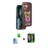 MARSİLYAN™- iPhone 16 Kılıf İz Minimal Koleksiyonu - Şeffaf 360 Full Body Arka Koruyucu + Raze Metal Kamera Lens - LT