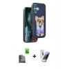 MARSİLYAN™- iPhone 16 Kılıf İz Minimal Koleksiyonu - Şeffaf Pasifik Cam Ekran Koruyucu + Raze Metal Kamera Lens - SH