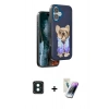 MARSİLYAN™- iPhone 16 Kılıf İz Minimal Koleksiyonu - Şeffaf Pasifik Cam Ekran Koruyucu + PVD Metal Kamera Lens - YL