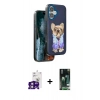 MARSİLYAN™- iPhone 16 Kılıf İz Minimal Koleksiyonu - Siyah 360 Mat Full Body Arka Koruyucu + Bilvis Titan Kamera Lens - PE