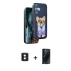MARSİLYAN™- iPhone 16 Kılıf İz Minimal Koleksiyonu - Siyah 3D Antistatik Hayalet Cam Ekran Koruyucu + PVD Metal Kamera Lens - PE