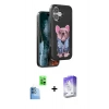 MARSİLYAN™- iPhone 16 Kılıf İz Minimal Koleksiyonu - Siyah Bilvis 5in1 3D Magic Cam Ekran Koruyucu + Raze Metal Kamera Lens - LT