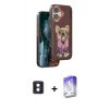 MARSİLYAN™- iPhone 16 Kılıf İz Minimal Koleksiyonu - Siyah Bilvis 5in1 3D Magic Cam Ekran Koruyucu + PVD Metal Kamera Lens - MI