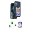 MARSİLYAN™- iPhone 16 Kılıf İz Minimal Koleksiyonu - Siyah Bilvis 5in1 3D Magic Cam Ekran Koruyucu + Raze Metal Kamera Lens - BZ