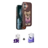 MARSİLYAN™- iPhone 16 Kılıf İz Minimal Koleksiyonu - Siyah Bilvis 5in1 5D Magic Hayalet Cam Ekran Koruyucu + Bilvis Titan Kamera Lens - GS
