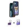 MARSİLYAN™- iPhone 16 Kılıf İz Minimal Koleksiyonu - Siyah Bilvis 5in1 5D Magic Hayalet Cam Ekran Koruyucu + Bilvis Titan Kamera Lens - PE