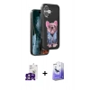 MARSİLYAN™- iPhone 16 Kılıf İz Minimal Koleksiyonu - Siyah Bilvis 5in1 5D Magic Hayalet Cam Ekran Koruyucu + Bilvis Titan Kamera Lens - PE