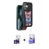 MARSİLYAN™- iPhone 16 Kılıf İz Minimal Koleksiyonu - Siyah Bilvis 5in1 5D Magic Hayalet Cam Ekran Koruyucu + Bilvis Titan Kamera Lens - YL