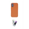 MARSİLYAN™- iPhone 16 Kılıf Kıvılcım Çizgi Serisi - Şeffaf Pasifik Cam Ekran Koruyucu