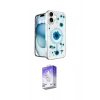 MARSİLYAN™- iPhone 16 Kılıf Kozmos Doku - Siyah Bilvis 5in1 3D Magic Cam Ekran Koruyucu