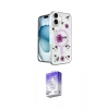 MARSİLYAN™- iPhone 16 Kılıf Kozmos Doku - Siyah Bilvis 5in1 3D Magic Cam Ekran Koruyucu