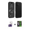 MARSİLYAN™- iPhone 16 Kılıf Kozmos Yansıma Özel Seri - Şeffaf 360 Full Body Arka Koruyucu + Bilvis Titan Kamera Lens - YL