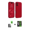 MARSİLYAN™- iPhone 16 Kılıf Kozmos Yansıma Özel Seri - Şeffaf 360 Full Body Arka Koruyucu + Raze Metal Kamera Lens - SH