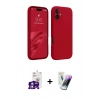 MARSİLYAN™- iPhone 16 Kılıf Kozmos Yansıma Özel Seri - Şeffaf Pasifik Cam Ekran Koruyucu + Bilvis Titan Kamera Lens - GS