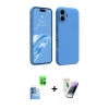 MARSİLYAN™- iPhone 16 Kılıf Kozmos Yansıma Özel Seri - Şeffaf Pasifik Cam Ekran Koruyucu + Raze Metal Kamera Lens - LT