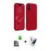 MARSİLYAN™- iPhone 16 Kılıf Kozmos Yansıma Özel Seri - Şeffaf Pasifik Cam Ekran Koruyucu + Raze Metal Kamera Lens - SH