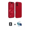 MARSİLYAN™- iPhone 16 Kılıf Kozmos Yansıma Özel Seri - Siyah 3D Antistatik Seramik Nano Ekran Koruyucu + PVD Metal Kamera Lens - MI