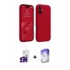 MARSİLYAN™- iPhone 16 Kılıf Kozmos Yansıma Özel Seri - Siyah Bilvis 5in1 3D Magic Cam Ekran Koruyucu + Bilvis Titan Kamera Lens - GS
