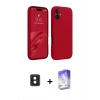 MARSİLYAN™- iPhone 16 Kılıf Kozmos Yansıma Özel Seri - Siyah Bilvis 5in1 3D Magic Cam Ekran Koruyucu + PVD Metal Kamera Lens - PE