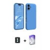 MARSİLYAN™- iPhone 16 Kılıf Kozmos Yansıma Özel Seri - Siyah Bilvis 5in1 3D Magic Cam Ekran Koruyucu + PVD Metal Kamera Lens - YL