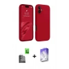 MARSİLYAN™- iPhone 16 Kılıf Kozmos Yansıma Özel Seri - Siyah Bilvis 5in1 3D Magic Cam Ekran Koruyucu + Raze Metal Kamera Lens - SH