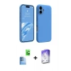 MARSİLYAN™- iPhone 16 Kılıf Kozmos Yansıma Özel Seri - Siyah Bilvis 5in1 3D Magic Cam Ekran Koruyucu + Raze Metal Kamera Lens - LT